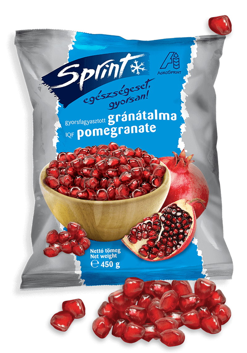 Agrosprint gyorsfagyasztott Sprint gyümölcs terméke - Sprint gránátalma